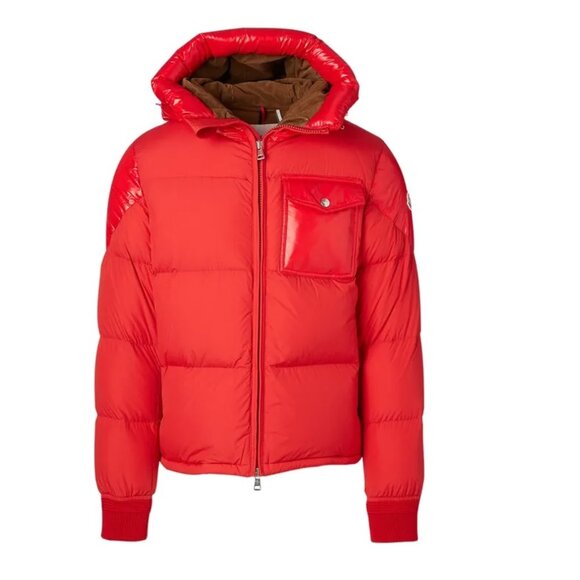 Moncler Red Down Eloy Jacket - Picture 2 of 15
